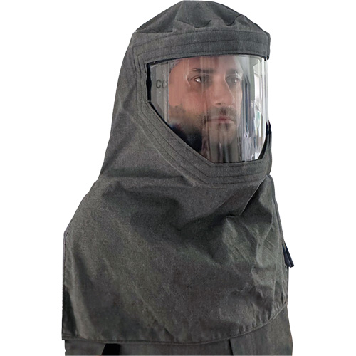 CoreMAX FR High-Heat & Smelting Hood, Grey We Share Industrial Supply