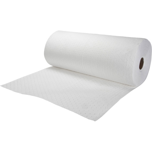 Rouleaux absorbants li&eacute;es, Lourd, 150' lo x 30" la, Absorption 24 gal. We Share Industrial Supply