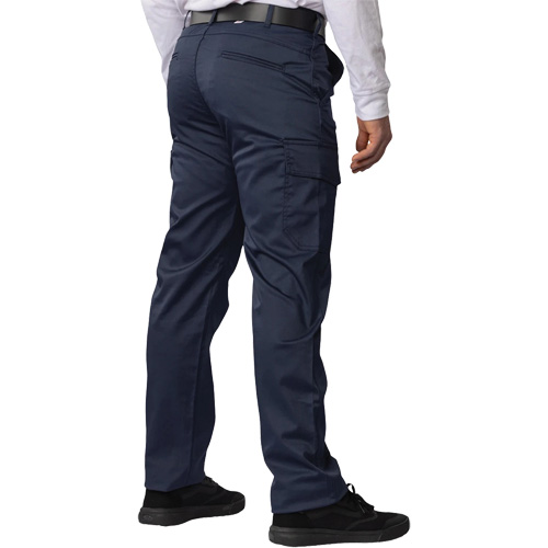 Big Flex Cargo Pants, Poly-Cotton/Spandex, Navy Blue, Size 52 We Share Industrial Supply