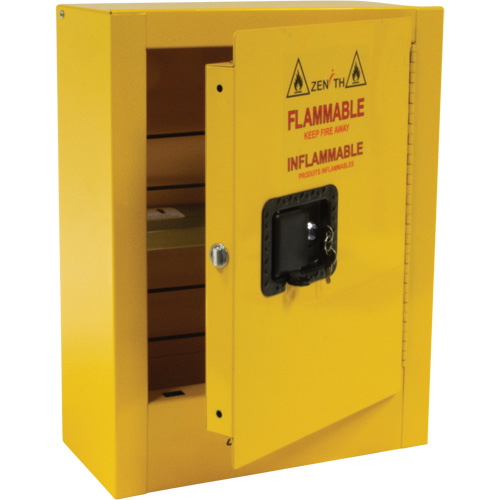 Armoire de s&eacute;curit&eacute; miniature pour produits inflammables, 2 gal., 1 Porte(s), 17" La x 22" h x 8" p We Share Industrial Supply