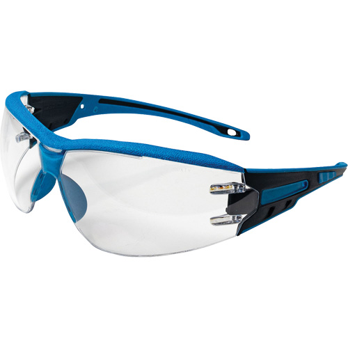 Captain Metal Detectable Rimless Safety Glasses, Clear Lens, Anti-Fog/Anti-Scratch, ANSI Z87+/Meets/Exceeds CSA Z94.3 We Share Industrial Supply