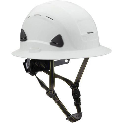 Fibre Metal Climbing Style Helmet with Full Brim, Meets CSA Type 2, Ratchet Suspension, Vented We Share Industrial Supply