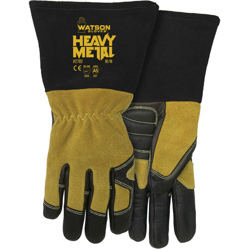 2782 Womans Fired Up MIG/Stick Welding Gloves, Grain Cowhide, Size Small We Share Industrial Supply