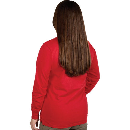 GRIDIRON Long Sleeve Logo T-Shirt, Women's, X-Small, Red We Share Industrial Supply