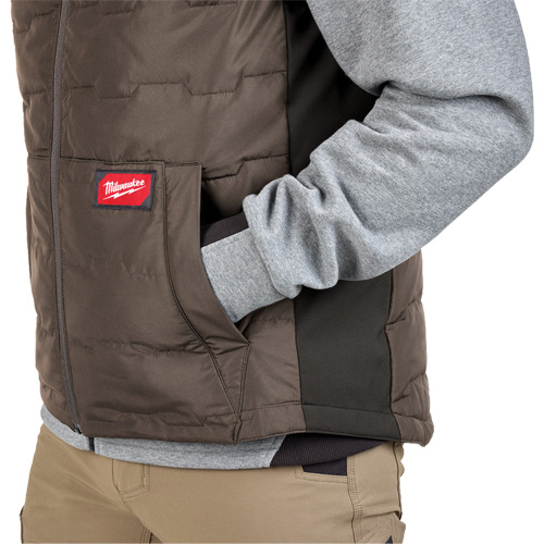 FREEFLEX Lightweight Insulated Vest, Men's, Small, Brown We Share Industrial Supply