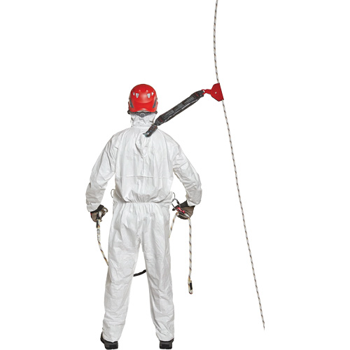 Combinaison jetable compatible avec harnais, Petit, Blanc, Tyvek 500 We Share Industrial Supply