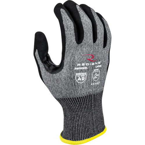 RWG589 Cut Protection Coated Gloves, Size X-Small, 18 Gauge, Foam Nitrile Coated, HPPE Shell, ASTM ANSI Level A9/EN 388 Level F We Share Industrial Supply
