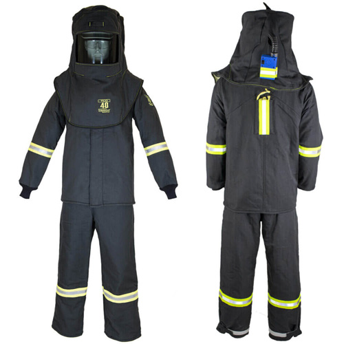 Ensemble d'habit de luxe contre l'arc &eacute;lectrique TCG 3t-grand, 40 cal/cm² We Share Industrial Supply