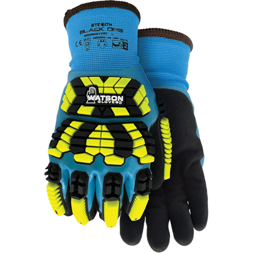 9393TPR Stealth Black Ops Winter Impact Gloves, Small, Foam Latex Palm, Knit Wrist Cuff We Share Industrial Supply