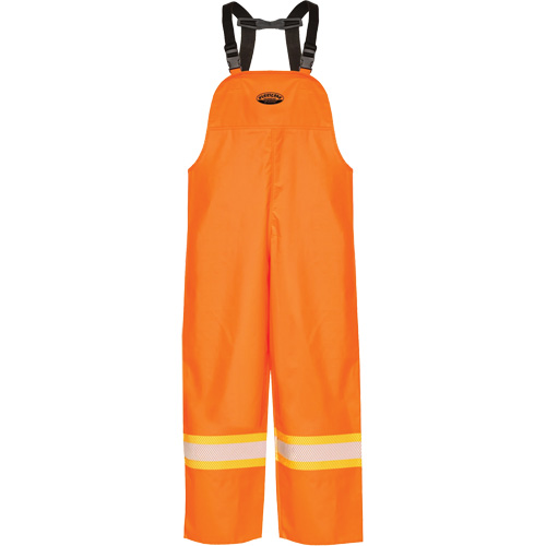 R805 Hurricane Bib Pants, Small, High Visibility Orange We Share Industrial Supply