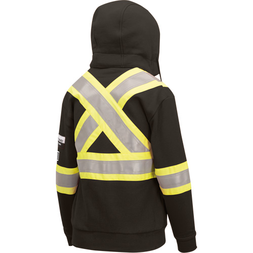 Heavyweight Safety Hoodie, Women's, X-Small, Black We Share Industrial Supply