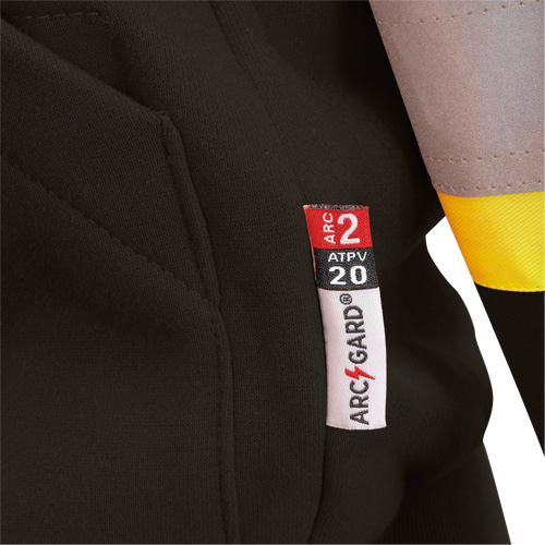 Heavyweight Safety Hoodie, Women's, X-Small, Black We Share Industrial Supply