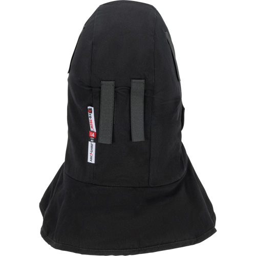 Doublure matelass&eacute;e ignifug&eacute;e Pioneer 765A pour casque de s&eacute;curit&eacute; avec un long cou et embout buccal amovible, Noir/Gris, Coton/FR-Tech/Modacrylique/Nylon We Share Industrial Supply