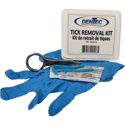 Trousse d'&eacute;limination des tiques, Boîte en plastique We Share Industrial Supply