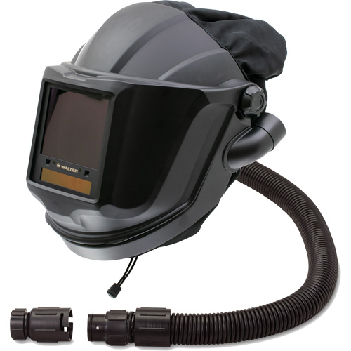 Masque respiratoire &agrave; adduction d'air et masque de soudage &agrave; visi&egrave;re relevable avec lentille ADF et valve de contr&ocirc;le MAXSHIELD, Universel, Pi&egrave;ce faciale We Share Industrial Supply
