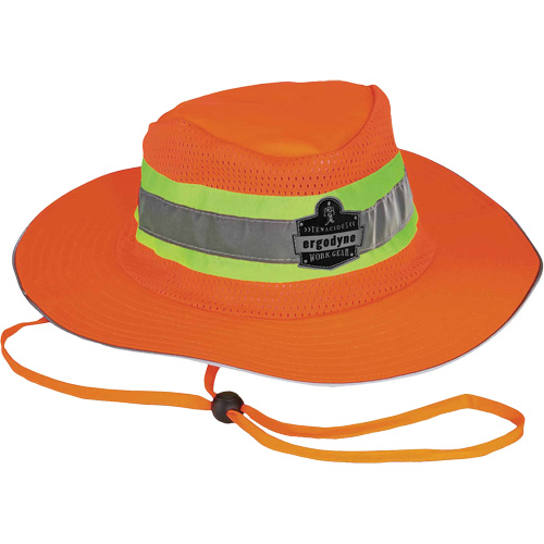 GloWear 8935 Ranger Sun Hat, 2X-Large/3X-Large, High Visibility Orange, Polyester We Share Industrial Supply