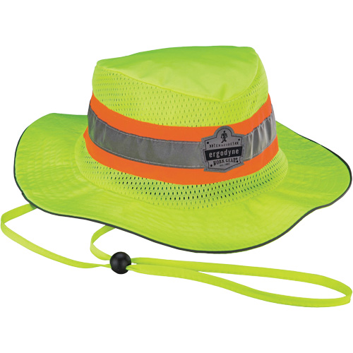 GloWear 8935 Ranger Sun Hat, Large/X-Large, High Visibility Lime-Yellow, Polyester We Share Industrial Supply