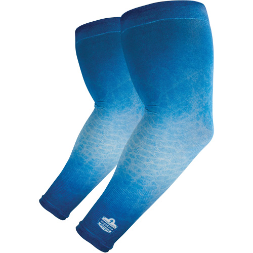 Chill-Its 6695 Sun Protection Arm Sleeves, X-Large/2X-Large, Blue We Share Industrial Supply