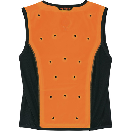 Chill-Its 6685 Dry Evaporative Cooling Vest with Zipper Closure, X-Large, Orange We Share Industrial Supply