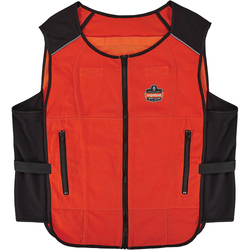 Veste de refroidissement &agrave; changement de phase l&eacute;g&egrave;re Chill-Its 6255 (veste seulement), Grand/T-Grand, Orange We Share Industrial Supply