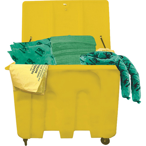 SPC&reg; HazWik&reg; Chemical Truck Spill Kits, Hazmat, Bin, 160 US gal. Absorbancy We Share Industrial Supply