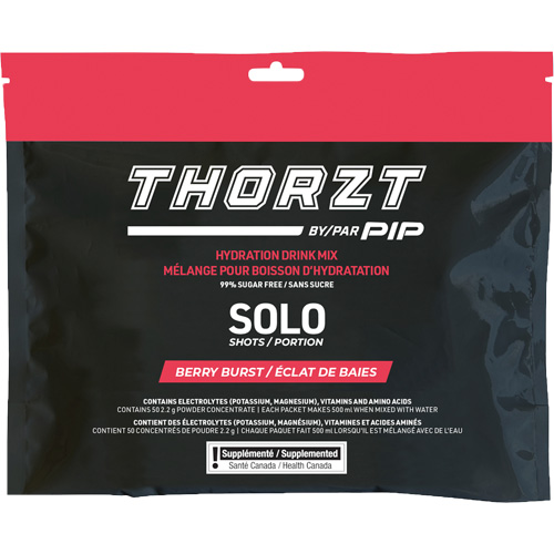 THORZT Sugar-Free Solo Shot Hydration Drink Mix, Single Serve, Berry Burst We Share Industrial Supply