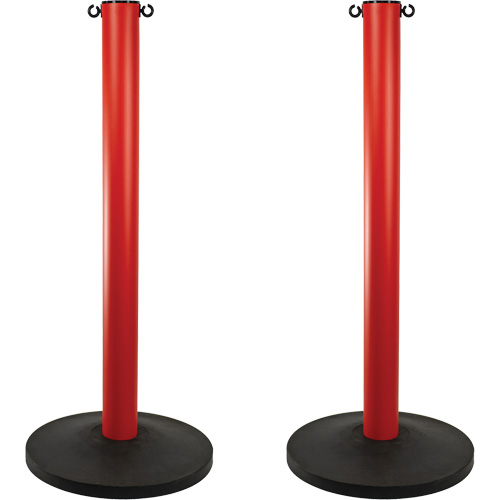 Montant industriel, Hauteur de 37", Rouge We Share Industrial Supply