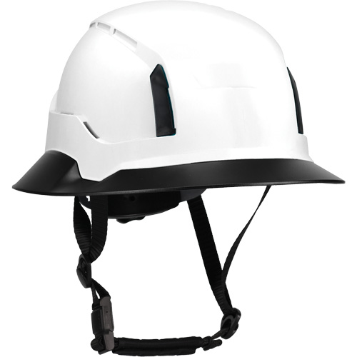 Wide Clip-On Full Brim for RZRBack Climbing Helmet, White We Share Industrial Supply