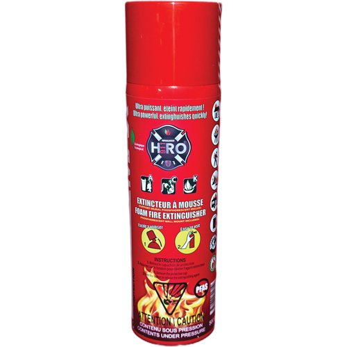 Extincteur Hero 911 sans PFAS, ACK, Capacit&eacute; 500 ml We Share Industrial Supply