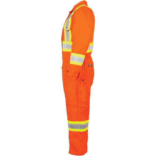 High-Visibility Lined Canvas Overalls, 2X-Large, High Visibility Orange We Share Industrial Supply