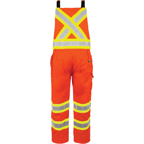 High-Visibility Unlined Overalls, 3X-Large, High Visibility Orange We Share Industrial Supply