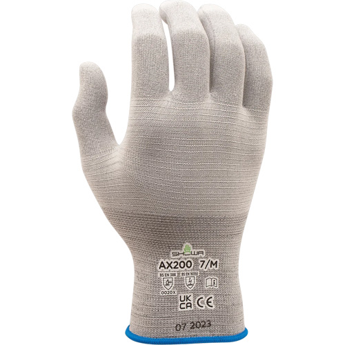 Gants AX200 ESD, Nylon, Calibre 18, 6/Petit We Share Industrial Supply