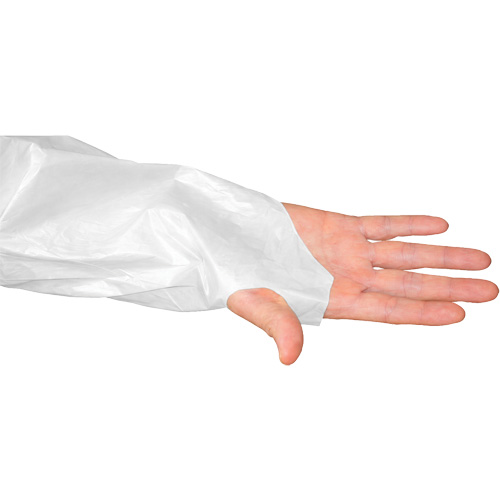 CoverMe Gown with Thumbholes, One Size, White, Polyethylene We Share Industrial Supply