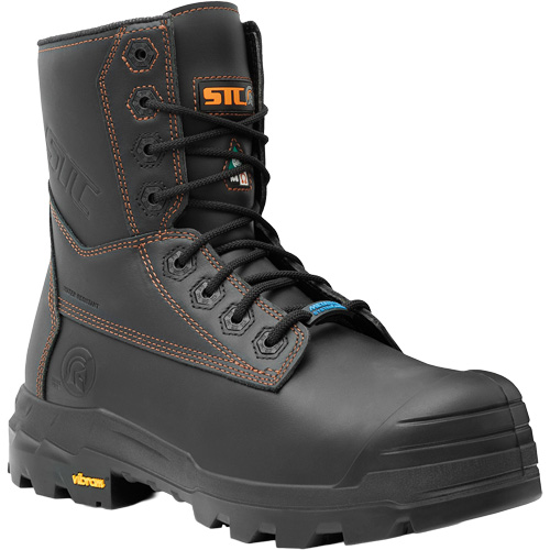 Bottes de travail Metpro Flex avec protecteur m&eacute;tatarsien, Cuir, Taille 8-1/2, Imperm&eacute;able We Share Industrial Supply