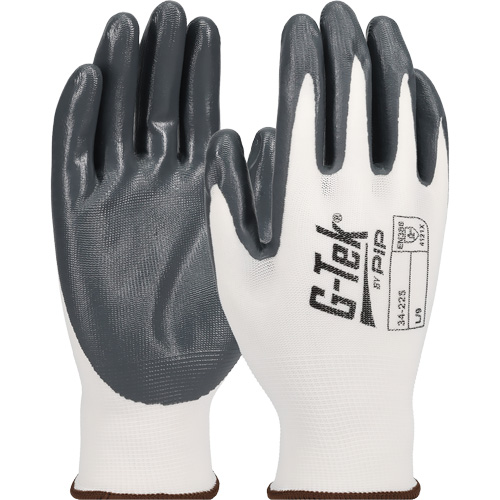 G-Tek&reg; Economy Seamless Knit Glove, Small, Nitrile Coating, 13 Gauge, Nylon Shell We Share Industrial Supply
