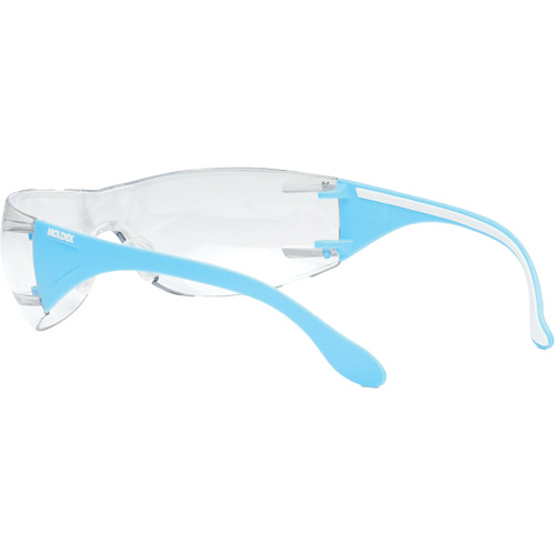 Adapt Lite Blue/White Safety Glasses, Clear Lens, Anti-Fog/Anti-Scratch, ANSI Z87+/Meets/Exceeds CSA Z94.3 We Share Industrial Supply