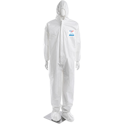 CoverMe XP1800 Coverall, Medium, White, Microporous We Share Industrial Supply
