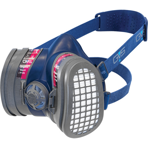 Respirateur Elipse &agrave; profil bas OV/P100 NIOSH avec filtres de rechange, &eacute;lastom&egrave;re/Thermoplastique, Moyen/grand We Share Industrial Supply