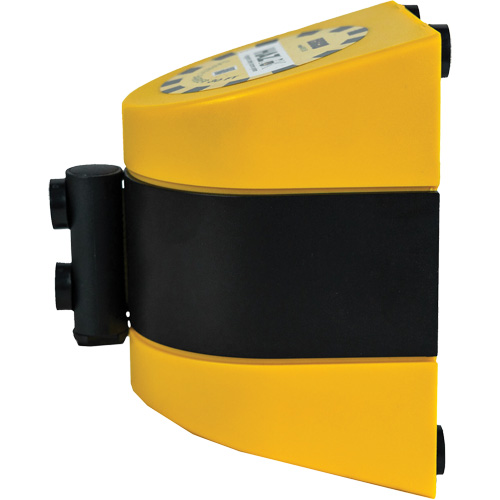 Syst&egrave;me de barri&egrave;re de s&eacute;curit&eacute; HAZLOK, Plastique, Fixation magn&eacute;tique, 30', Ruban Noir et jaune We Share Industrial Supply
