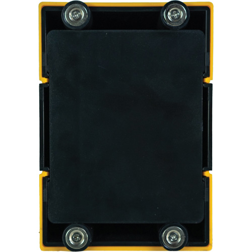 Syst&egrave;me de barri&egrave;re de s&eacute;curit&eacute; HAZLOK, Plastique, Fixation magn&eacute;tique, 30', Ruban Noir et jaune We Share Industrial Supply