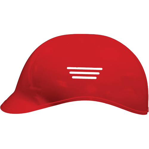 LIDGUARD&reg; Bump Cap with 4-Point Suspension, Pinlock Suspension, Red We Share Industrial Supply