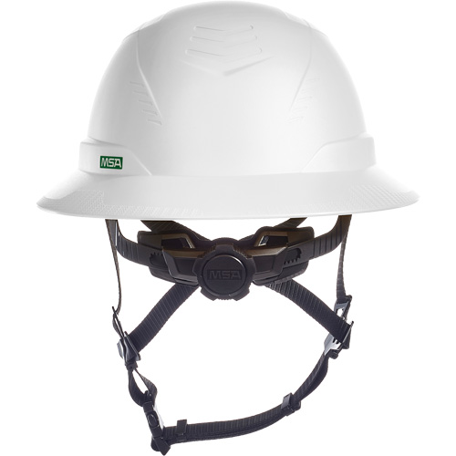 V-Gard H2&reg; Full Brim Safety Helmet, Ratchet Suspension, Non-Vented We Share Industrial Supply