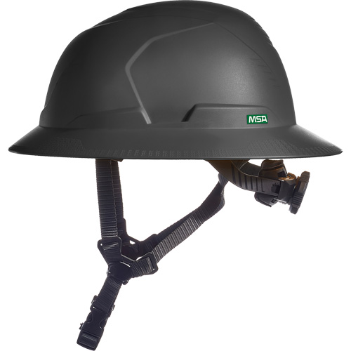 V-Gard H2&reg; Full Brim Safety Helmet, Ratchet Suspension, Non-Vented We Share Industrial Supply
