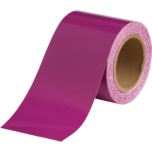 Pipe Marker Tape, 90', Purple We Share Industrial Supply