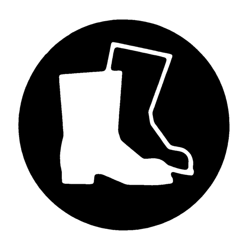 &eacute;tiquettes avec pictogramme Right to Know - Combinaison pleine protection, Vinyle, Feuille, 5/8" lo x 3/4" la We Share Industrial Supply