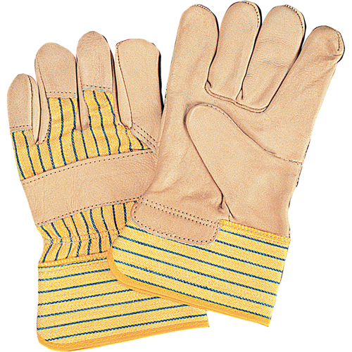 Gants d'ajusteur &agrave; paume s&egrave;che d'usage standard, Moyen, Paume en Cuir fleur de vache, Doublure en Coton We Share Industrial Supply