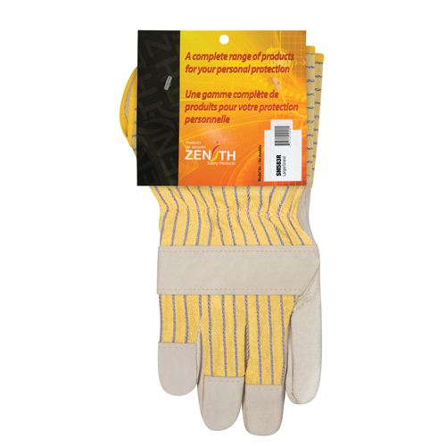 Gants d'ajusteur &agrave; paume s&egrave;che d'usage standard, Grand, Paume en Cuir fleur de vache, Doublure en Coton We Share Industrial Supply