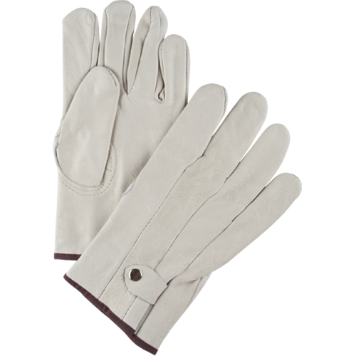 Gants de cordeur d'usage standard, Grand, Paume Cuir fleur de vache We Share Industrial Supply