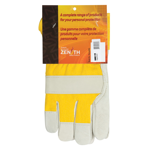 Gant pour ajusteur doubl&eacute;s pour l'hiver r&eacute;sistant &agrave; l'abrasion, Grand, Paume en Cuir fleur de vache, Doublure en Molleton de mousse We Share Industrial Supply