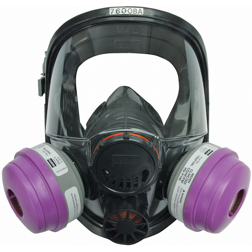 North&reg; 7600 Series Full Facepiece Respirator, Silicone, Large/Medium/Medium/Large We Share Industrial Supply